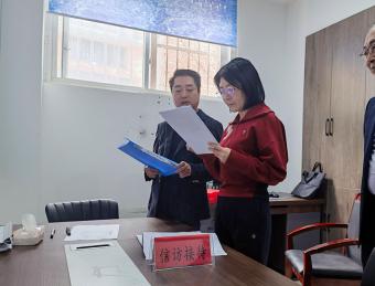 区人大常委会副主任马婷婷深入沈坝镇督导全国“两会”期间重点工作